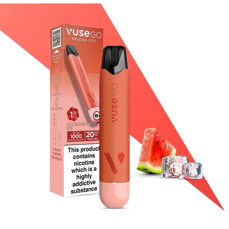 Vuse GO Reload 1000 Pen - Watermelon Ice Vuse GO Reload 1000 Pen - Watermelon Ice