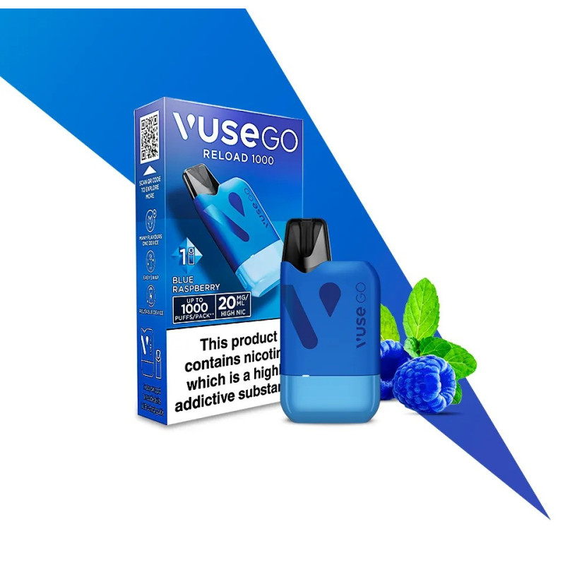 Vuse GO Reload 1000 - Blue Raspberry Vuse GO Reload 1000 - Blue Raspberry